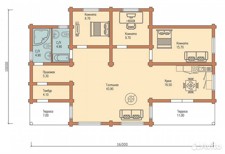 Деревянный дом / Сруб дома / Домокомплект