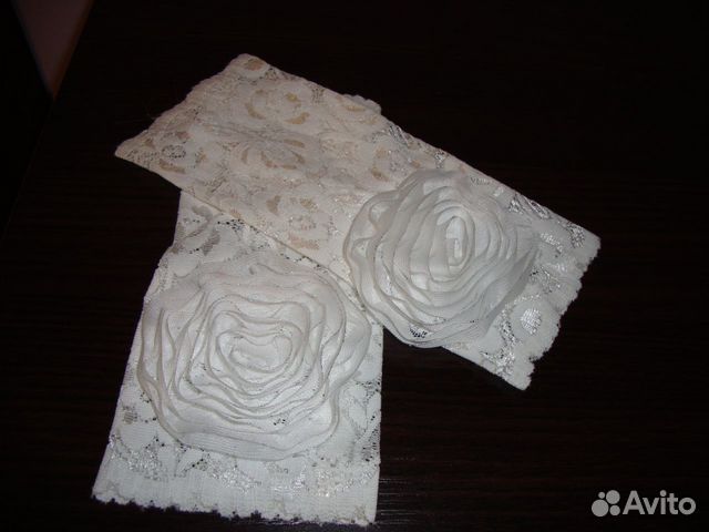 Свадебные перчатки и платок