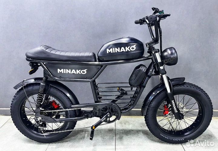 Электровелосипед электрофэтбайк minako