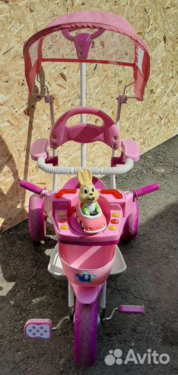 Велосипед детский с ручкой б/у