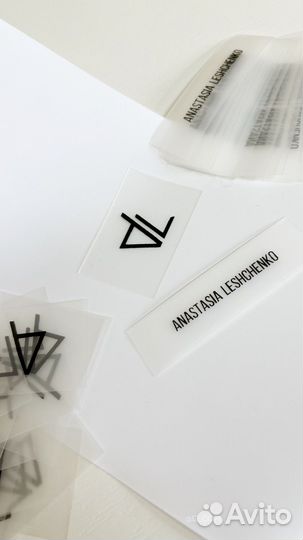 Бирки печать для одежды