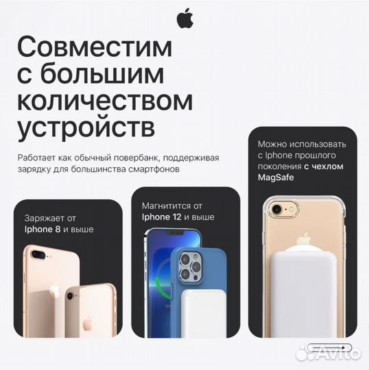 Внешний повербанк Apple MagSafe Battery Pack