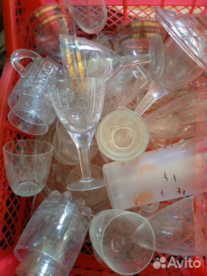 Фужеры СССР обмен на баллоны пропана