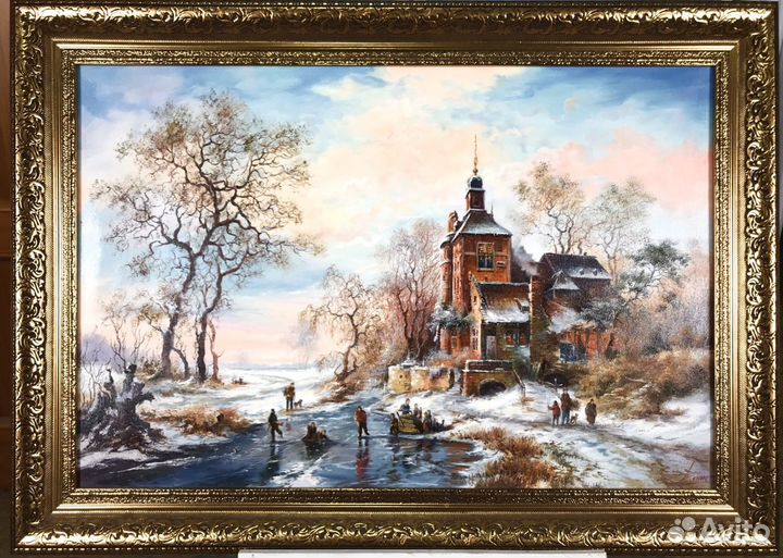 Картина.Зимний пейзаж 6 Х-м