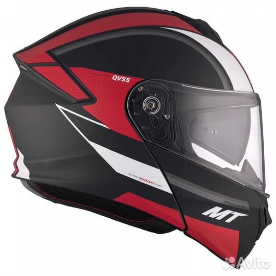 MT Helmets Genesis SV Cave modular helmet Красный