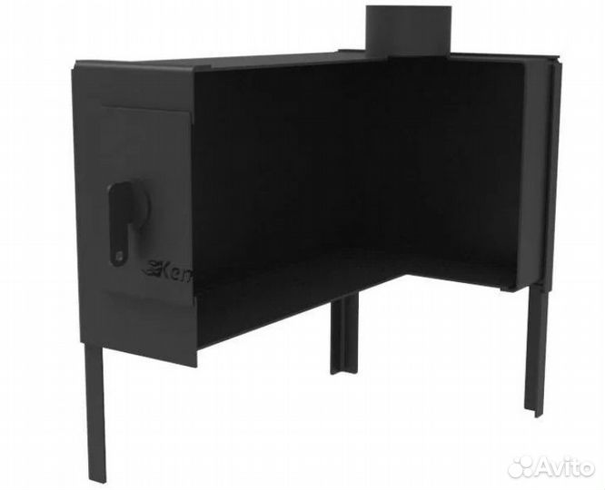 Печь- камин отопительная Кеннет Пиано