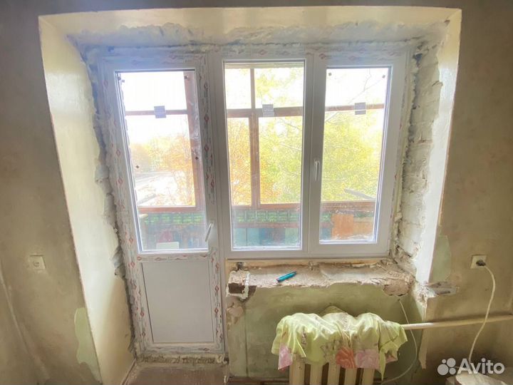 Балконный блок с дверью