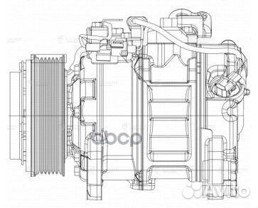 Компрессор кондиционера BMW F10/F20/F30/E84 2.0