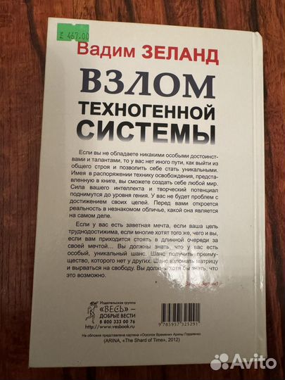 Вадим Зеланд Взлом техногенной системы