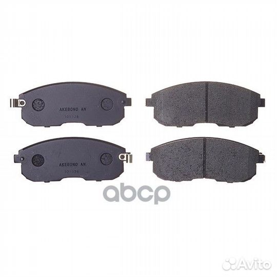 Дисковые тормозные колодки akebono арт.AN-689WK