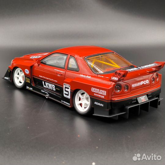 Металлическая копия Nissan Skyline R34 GT-R 1/24