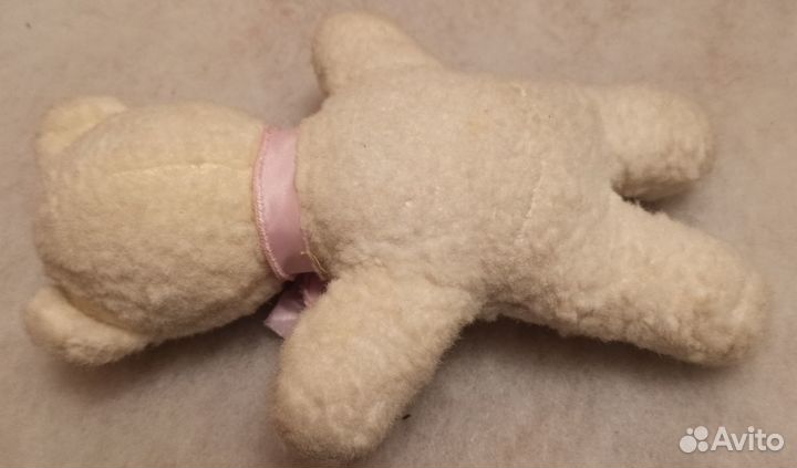 Мягкая игрушка СССР Белый мишка/медведь 30 см