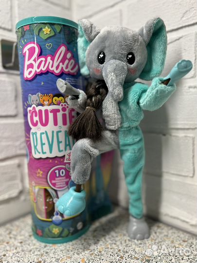 Кукла Барби Barbie Cutie Reveal Jungle Elephant