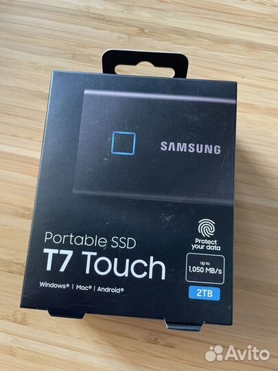 Внешний жесткий диск Samsung T7 Touch 2tb