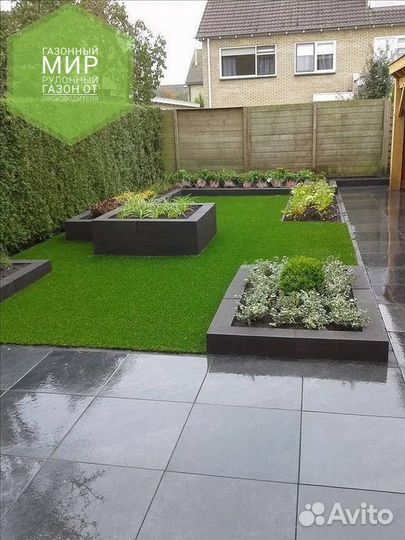 Рулонный газон