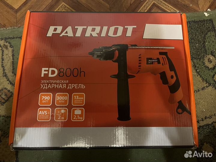 Ударная дрель Patriot FD 800h