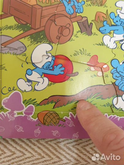 Смурфики книга пазлы-головоломки