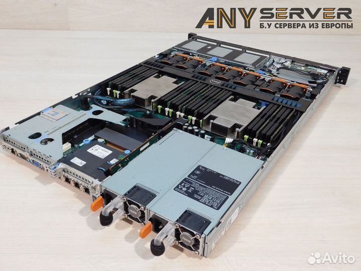 Сервер Dell R630 2x E5-2620v3 32Gb S130 8SFF