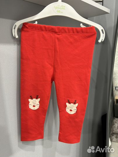 Вещи на девочку новогодние 68-74 новые