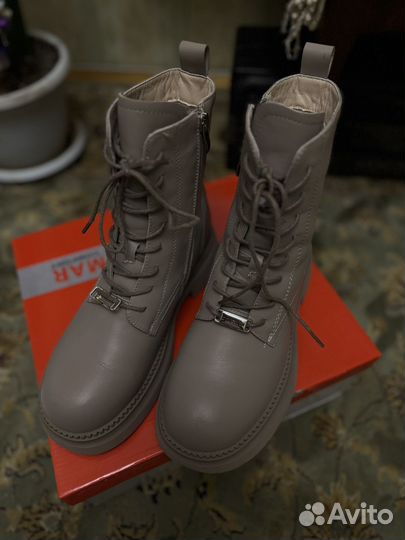 Ботинки натуральная кожа женские на платформе