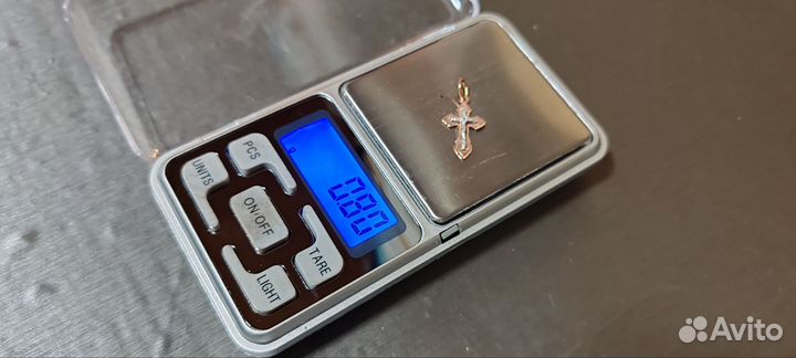 Золотой крест 585 пробы