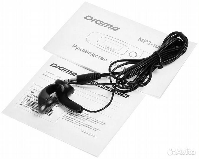MP3-плеер Digma U4 8Гб, черный