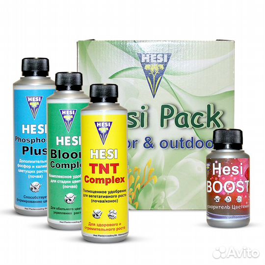 Hesi pack Soil, набор удобрений и стимуляторов