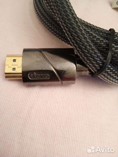 Кабель Vivanco hdmi - hdmi, 1.5 м, черный