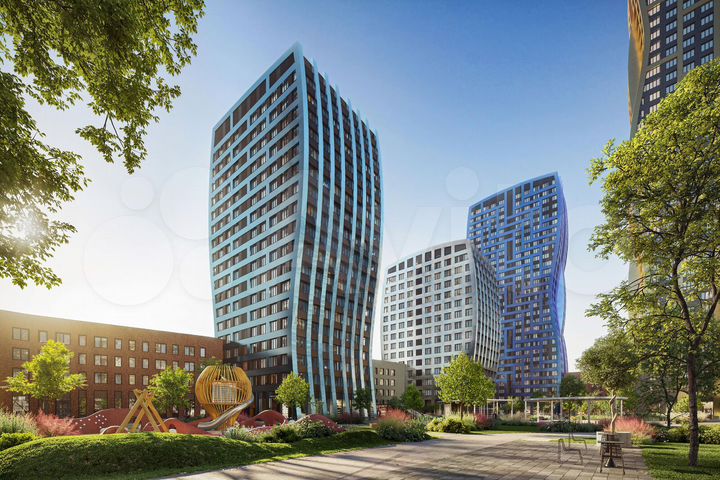 Квартира-студия, 23,4 м², 49/69 эт.