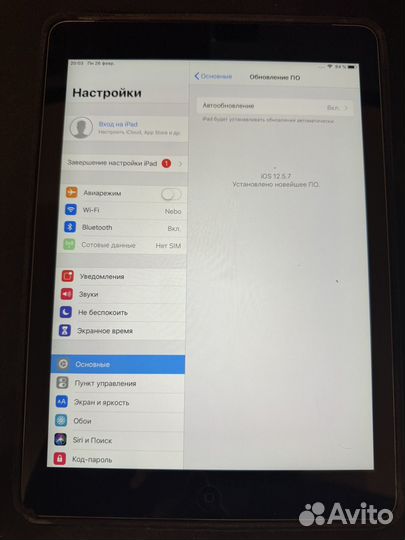 iPad air 1 32gb wifi+cellular А1475