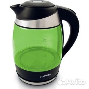 Чайник электрический StarWind SKG2213 зеленый/черн