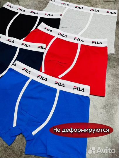 Трусы мужские боксеры fila