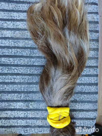 Волосы натуральные срез