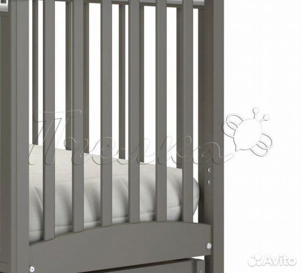 Детская кроватка Ванечка с маятником