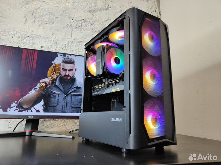Игровой пк Ryzen 5 3600 + rtx 3070 с гарантией