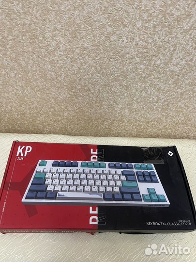 Беспроводная розовая клавиатура KW-5