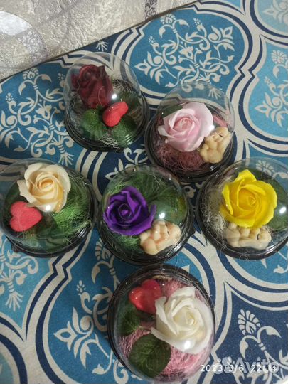 Букет цветов из мыла