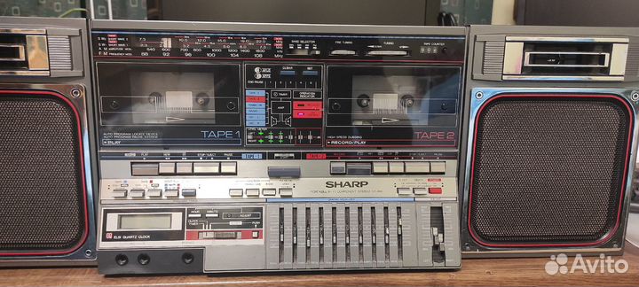 Магнитофон Sharp GF 800Z(D),как из сериала Евгенич
