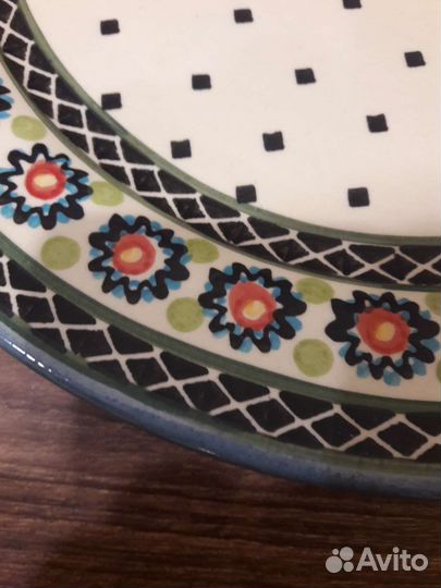 Набор керамики Польша Блюдо Кувшин