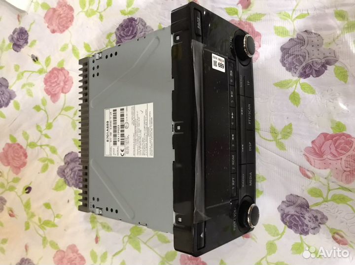 Штатная магнитола на Мицубиси аутлендер