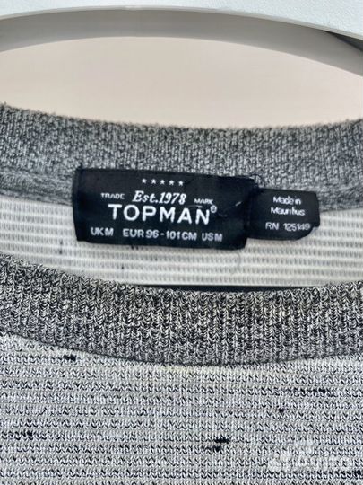 Рубашка H&M, свитшот Topman, джемпер Reserved