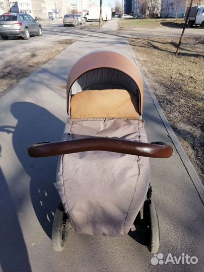 Коляска 2 в 1 эко кожа