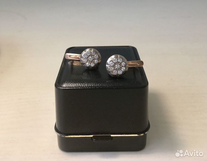 Серьги с бриллиантами СССР