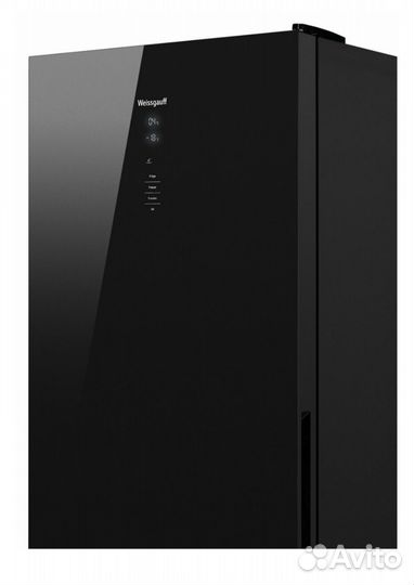 Холодильник Weissgauff WRK 1850 D Full Black Glass