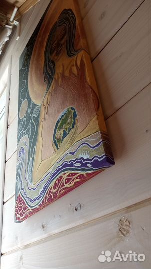 Картина акрил на холсте 