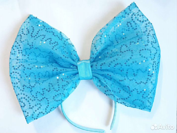 Большой бант на ободке Мальвина