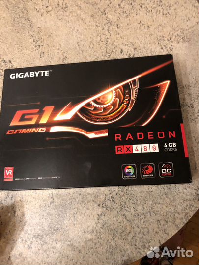 Видеокарта Rx480 4gb