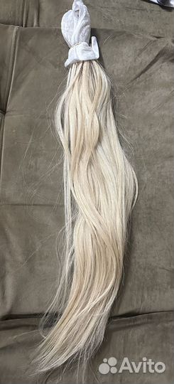 Волосы натуральные срез 60-65 см