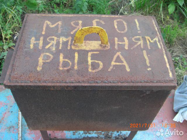 Коптильня горячего копчения большая