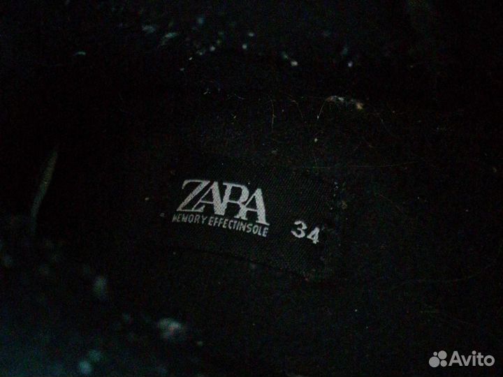 Ботинки для девочки zara 34
